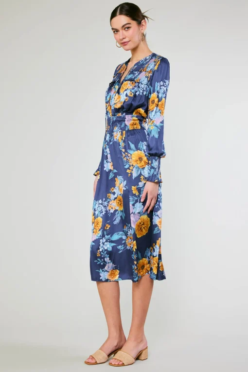 Aida Floral Midi Dress