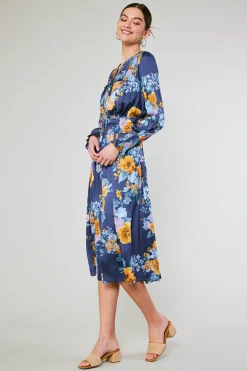 Aida Floral Midi Dress