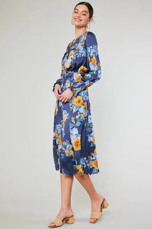 Aida Floral Midi Dress