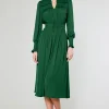 Aida Smocked Midi Dress