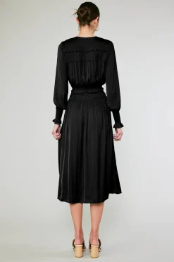 Aida Smocked Midi Dress