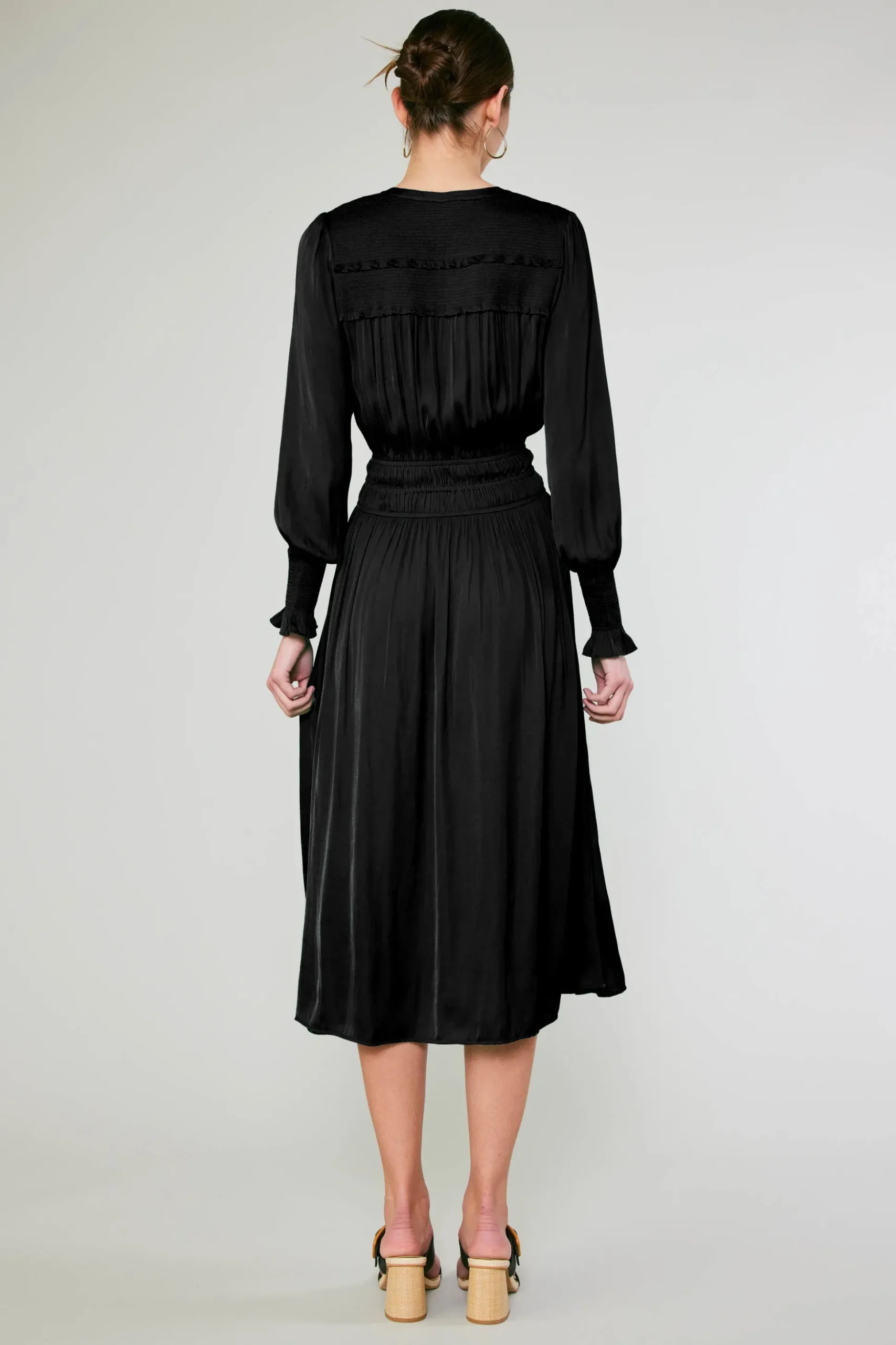 Aida Smocked Midi Dress