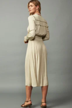 Aida Smocked Midi Dress