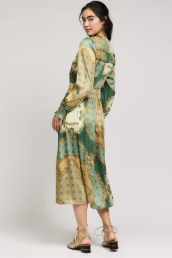 Aida Smocked Midi Dress