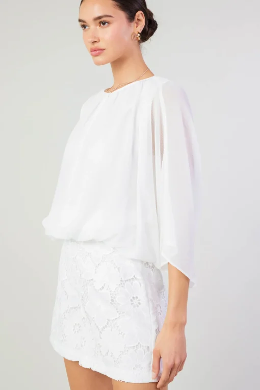 Alessia Dolman Sleeved Blouse