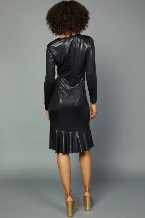 Asymmetrical Button Dress