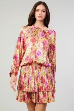 Aurelie Rose Mini Dress
