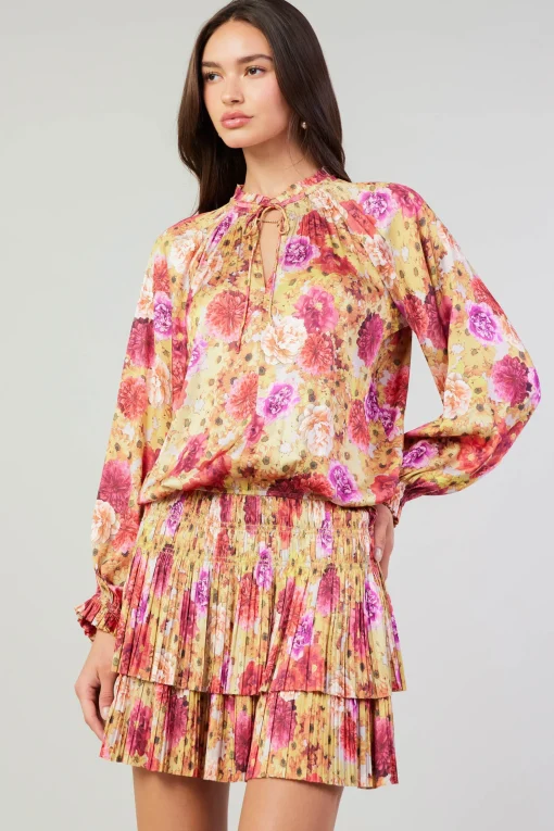 Aurelie Rose Mini Dress