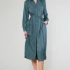 Belted Buttondown Shirt Dress