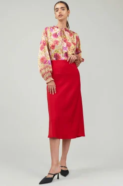 Bias Midi Skirt