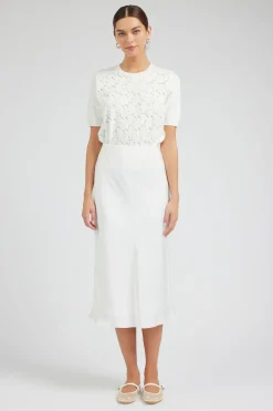 Bias Midi Skirt