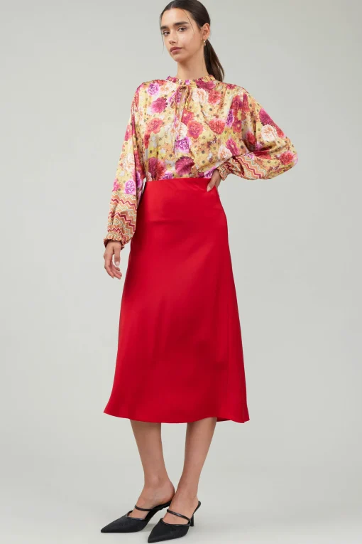 Bias Midi Skirt