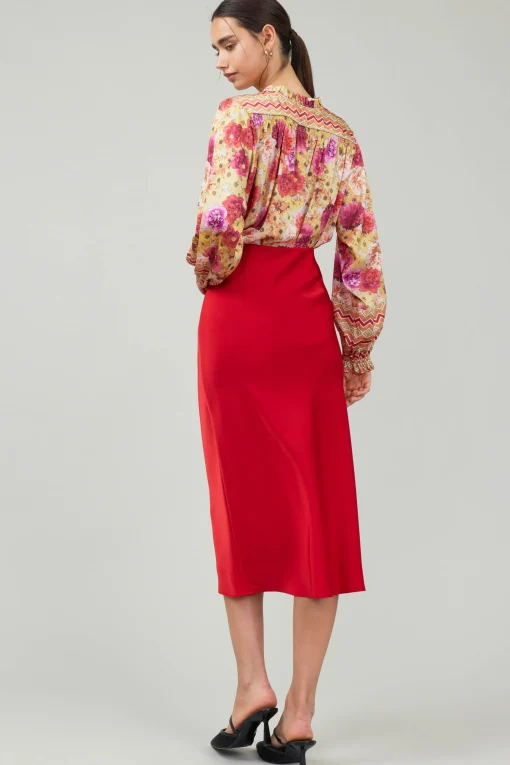 Bias Midi Skirt