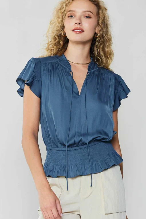 Blair Smocked Top