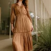 Bristol Pleated Midi Dress