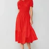 Brooklyn Poplin Midi Dress