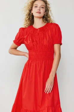 Brooklyn Poplin Midi Dress