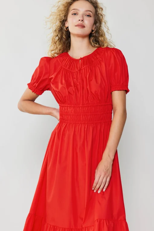 Brooklyn Poplin Midi Dress