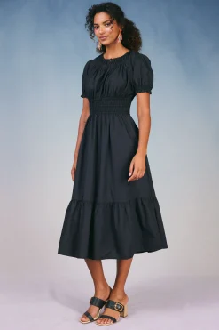 Brooklyn Poplin Midi Dress