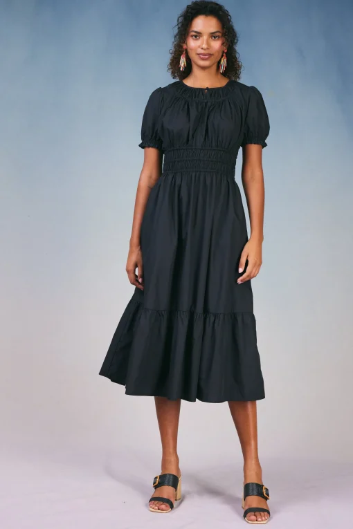 Brooklyn Poplin Midi Dress