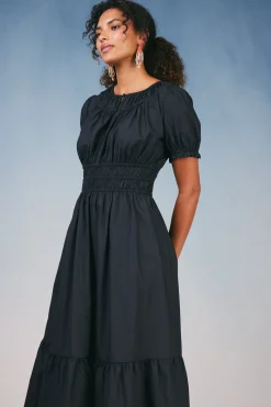 Brooklyn Poplin Midi Dress