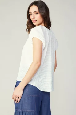 Buttoned Cotton Blouse