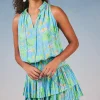 Cara Pleated Mini Dress