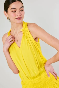 Cara Pleated Mini Dress