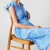 Carolina Pleated Skirt Midi Dress