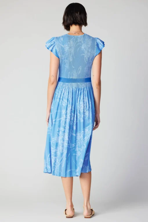 Carolina Pleated Skirt Midi Dress