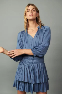 Cecile Smocked Mini Dress