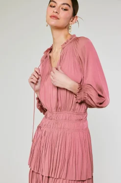 Cecile Smocked Mini Dress