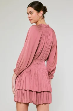 Cecile Smocked Mini Dress