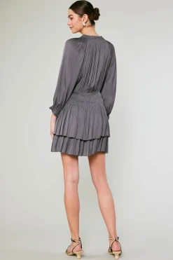 Cecile Smocked Mini Dress