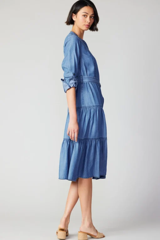 Chambray Buttondown Dress