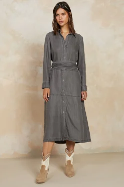 Chambray Shirt Dress