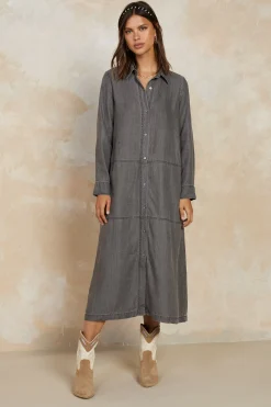 Chambray Shirt Dress