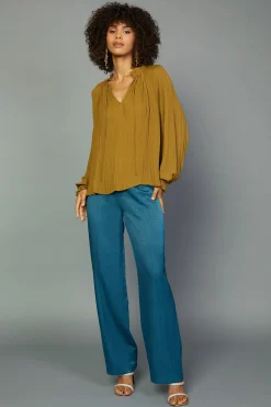 Charlotte Pleated Blouse