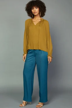 Charlotte Pleated Blouse