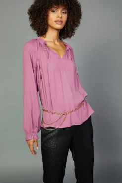 Charlotte Pleated Blouse