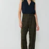 Checkered Wide Leg Pants