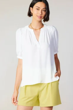 Classic V Neck Blouse