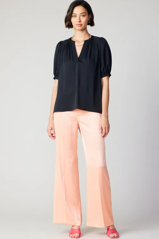 Classic V Neck Blouse
