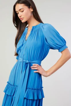 Coletta Smocked Yoke Mini Dress