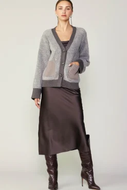 Contrast Pocket Cardigan