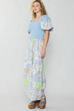 Contrast Sleeve Knit Top