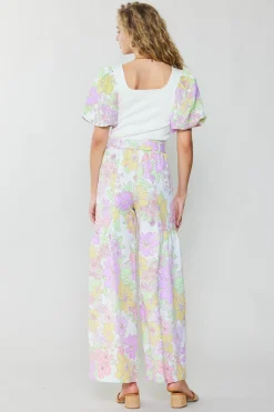 Contrast Sleeve Knit Top