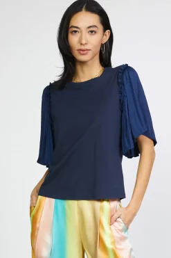 Contrast Sleeve Shirt