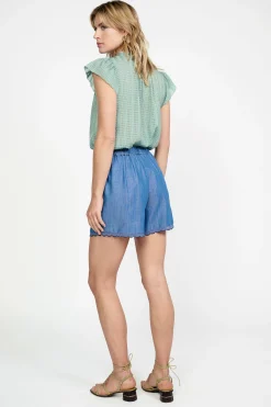Contrast Trim Shorts