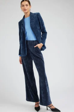 Corduroy Pleated Wide Leg Pant